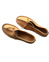 Ballerina Brown Moosehide - Soft and Supple Womens Slippers - Quetzal Artisan