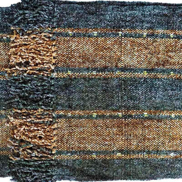 Bamboo Scarf Gold Taupe - Handmade, Beautiful and Fairtrade - Quetzal Artisan
