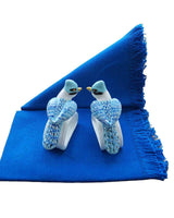 Blue Jay Napkin Rings - Cotton Napkins - Handmade & Fair - Quetzal Artisan