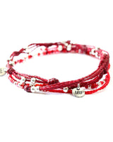Bracelet Red Smile - 2 strands - Beautiful and Fairtrade - Quetzal Artisan