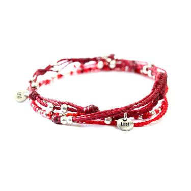 Bracelet Red Smile - 2 strands - Beautiful and Fairtrade - Quetzal Artisan