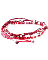 Bracelet Red Smile - 2 strands - Beautiful and Fairtrade - Quetzal Artisan