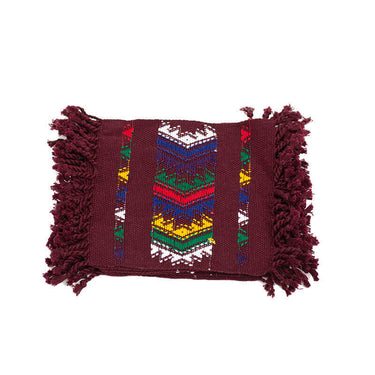 Chestnut Brown Coasters - Set of 6 - Cotton -Fairtade - Quetzal Artisan