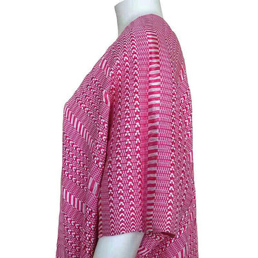 Cotton Poncho Rose - Natural Dyes, Ecofriendly & Fairtrade - Quetzal Artisan