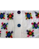 Cotton Dress Blue Flowers 4 - Age 1-2 years - Pretty & Fair - Quetzal Artisan