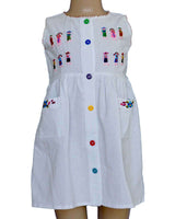 Cotton Dress Small Dolls 4 - Age 1-2 Years - Pretty and Fair - Quetzal Artisan