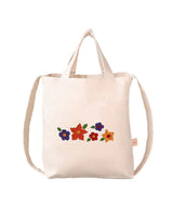 Tote Bag Wild Flowers - Medium Fairtrade Ecru Cotton Shopper