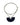 Fan Tassel Necklace Navy Blue - Handmade Fairtrade Jewelry - Quetzal Artisan