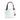 Handbag Ivory White - Handmade of Recycled Plastic Fairtrade - Quetzal Artisan
