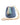 Handbag Blue Grey - Handmade with Upcycled t-shirt fabric - Quetzal Artisan
