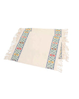 Happiness Placemats - Set of 6 Natural Cotton Table Mats - Quetzal Artisan
