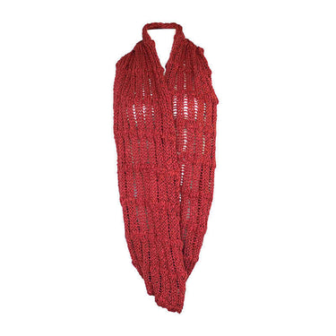 Infinity Scarf Coral - Organic Cotton Elegant and Versatile - Quetzal Artisan