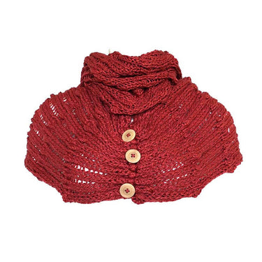 Infinity Scarf Coral - Organic Cotton Elegant and Versatile - Quetzal Artisan