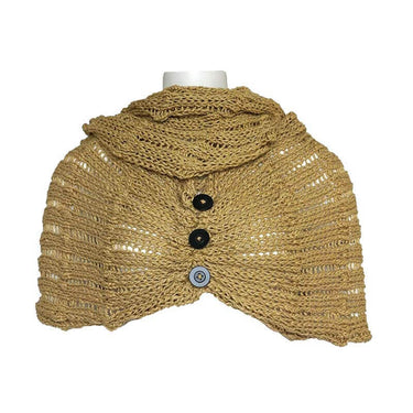 Infinity Scarf Dark Citrine - Handmade from Organic Cotton - Quetzal Artisan