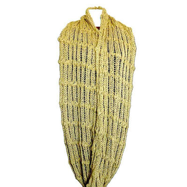 Infinity Scarf Dark Citrine - Handmade from Organic Cotton - Quetzal Artisan