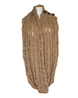 Infinity Scarf Natural Blush - Handmade of Organic Cotton - Quetzal Artisan