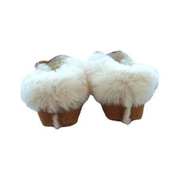 Kids Sheepskin Moccasins - Baby Toddler Winter Fur Slippers - Quetzal Artisan