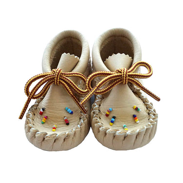 Kids Beaded Moccasins - Hiawatha Slippers - Baby & Toddler