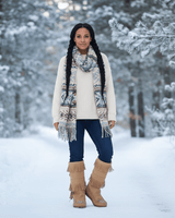 Mooshide Mukluks - Women Native Canadian Fringe Beaded Boots - Quetzal Artisan