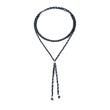 Men Necklace Navy Blue - Trendy, Handmade and Fairtrade - Quetzal Artisan