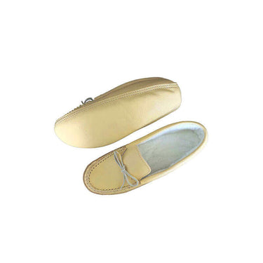 Men Moccasins Natural - Leather Slippers Native Footwear - Quetzal Artisan