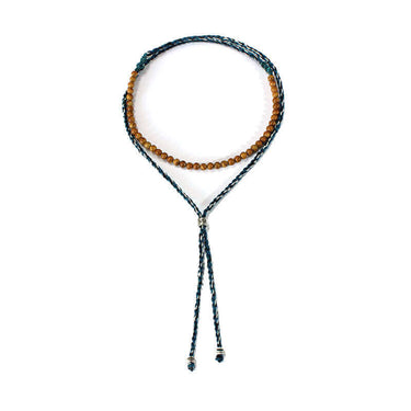Men Necklace Turquoise Brown - Trendy, handmade & Fairtrade - Quetzal Artisan