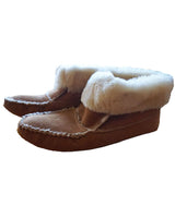 Moccasin Boots Sheepskin - Women Handmade Winter Slippers - Quetzal Artisan