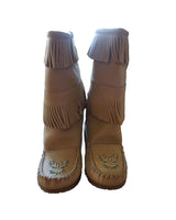 Mooshide Mukluks - Women Native Canadian Fringe Beaded Boots - Quetzal Artisan