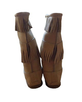 Mooshide Mukluks - Women Native Canadian Fringe Beaded Boots - Quetzal Artisan