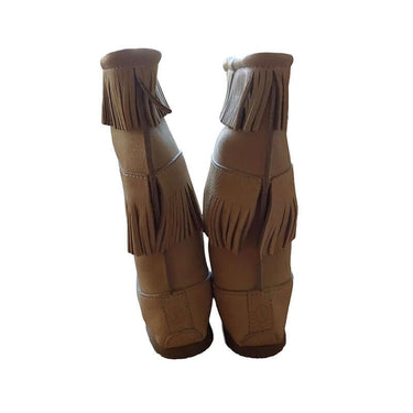 Mooshide Mukluks - Women Native Canadian Fringe Beaded Boots - Quetzal Artisan