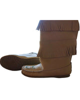 Mooshide Mukluks - Women Native Canadian Fringe Beaded Boots- Quetzal Artisan