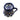 Mug Blue with Small Saucer - Handmade of Stoneware Fairtrade - Quetzal Artisan
