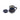 Mug Blue with Small Saucer - Handmade of Stoneware Fairtrade - Quetzal Artisan