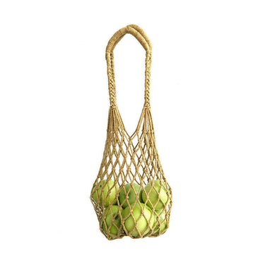 Net Bag Marigold - Macrame - Natural Dyes - Eco & Fairtrade - Quetzal Artisan