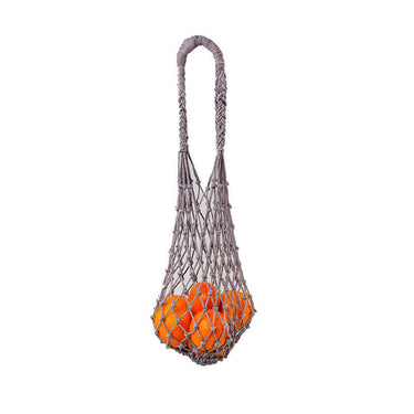 Net Bag Violet - Macrame - Natural Dyes - Ecofriendly & Fair - Quetzal Artisan