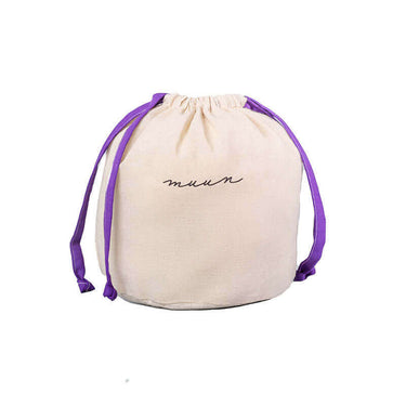 Handbag Ecru Cotton - Fairtrade Macrame Net Bag with Pouch- Quetzal Artisan