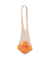Handbag Ecru Cotton - Fairtrade Macrame Net Bag with Pouch - Quetzal Artisan