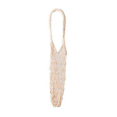 Eco Handbag Ecru Cotton - Net Bag and Pouch - Stylish & Fair - Quetzal Artisan