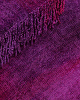 Poncho Magenta - Handmade of Organic Bamboo Chenille - Quetzal Artisan