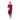 Poncho Tunic Fuchsia - Lightweight Versatile Pink Women Wrap - Quetzal Artisan