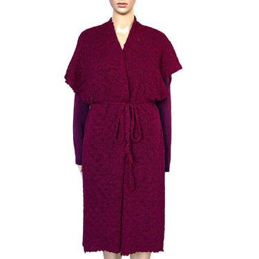 Poncho Tunic Fuchsia - Alpaca Wool - Stylish and Versatile - Quetzal Artisan