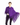 Purple Triangle Shawl - Versatile Lightweight Alpaca Poncho - Quetzal Artisan