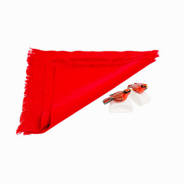 Red Robin Napkin Rings - Cotton Napkins - Beautiful & Fair - Quetzal Artisan