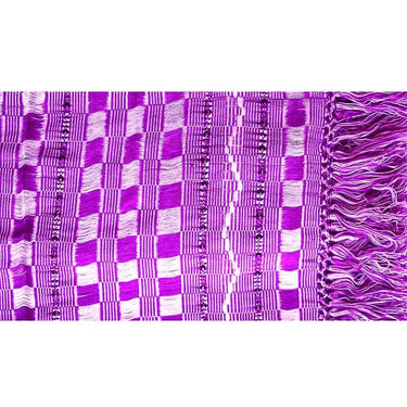 Scarf Jewel Tones Magenta - Bead Accents - Beautiful & Fair - Quetzal Artisan