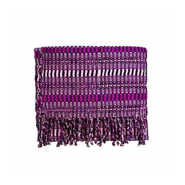 Scarf Burgundy - Ecofriendly Fairtrade Dark Pink Scarf - Quetzal Artisan
