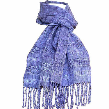 Scarf Lilac - Natural dyes - Handwoven - Ecofriendly & Fair - Quetzal Artisan