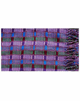 Scarf Purple Green - Natural Dyes - Beautiful and Fairtrade - Quetzal Artisan