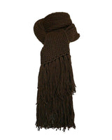 Scarf and Hat Bruin Orange - Merino Wool and Organic Cotton - Quetzal Artisan