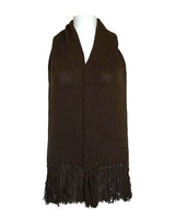 Scarf and Hat Bruin Orange - Merino Wool and Organic Cotton - Quetzal Artisan