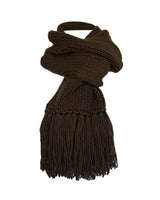 Scarf and Hat Bruin Orange - Merino Wool and Organic Cotton - Quetzal Artisan
